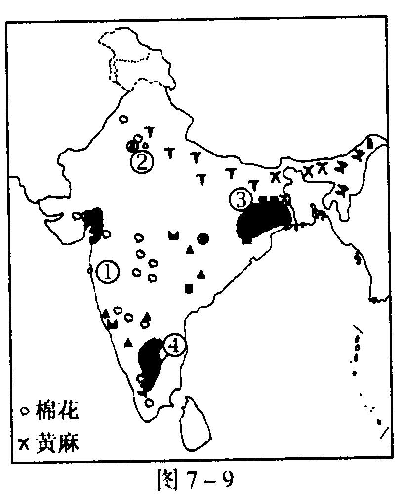 印度地形图简笔画