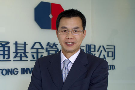 图为海富通中证100指数基金经理牟永宁